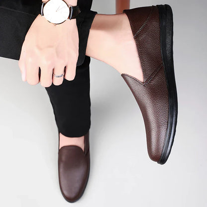 Authentic Luxury Leather Slip On Shoe
