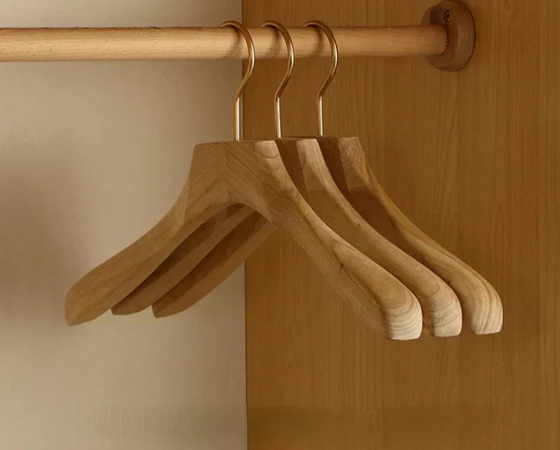 Sturdy Wood Clothes Hangers 2 Pack Closet Organizers