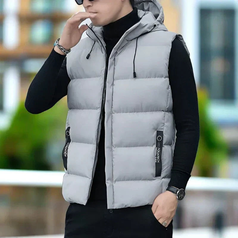 Warm Padded Slim Fit Quilted Vest