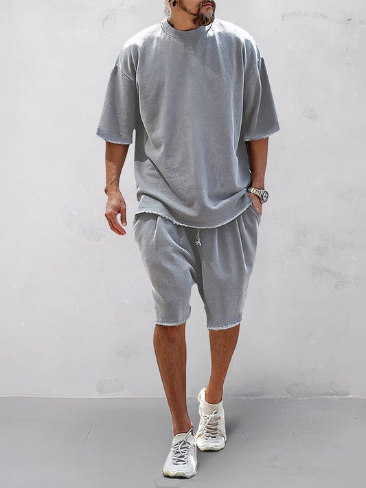 Comfortable Cotton Sports Wear Set for Men - OutfitLondon