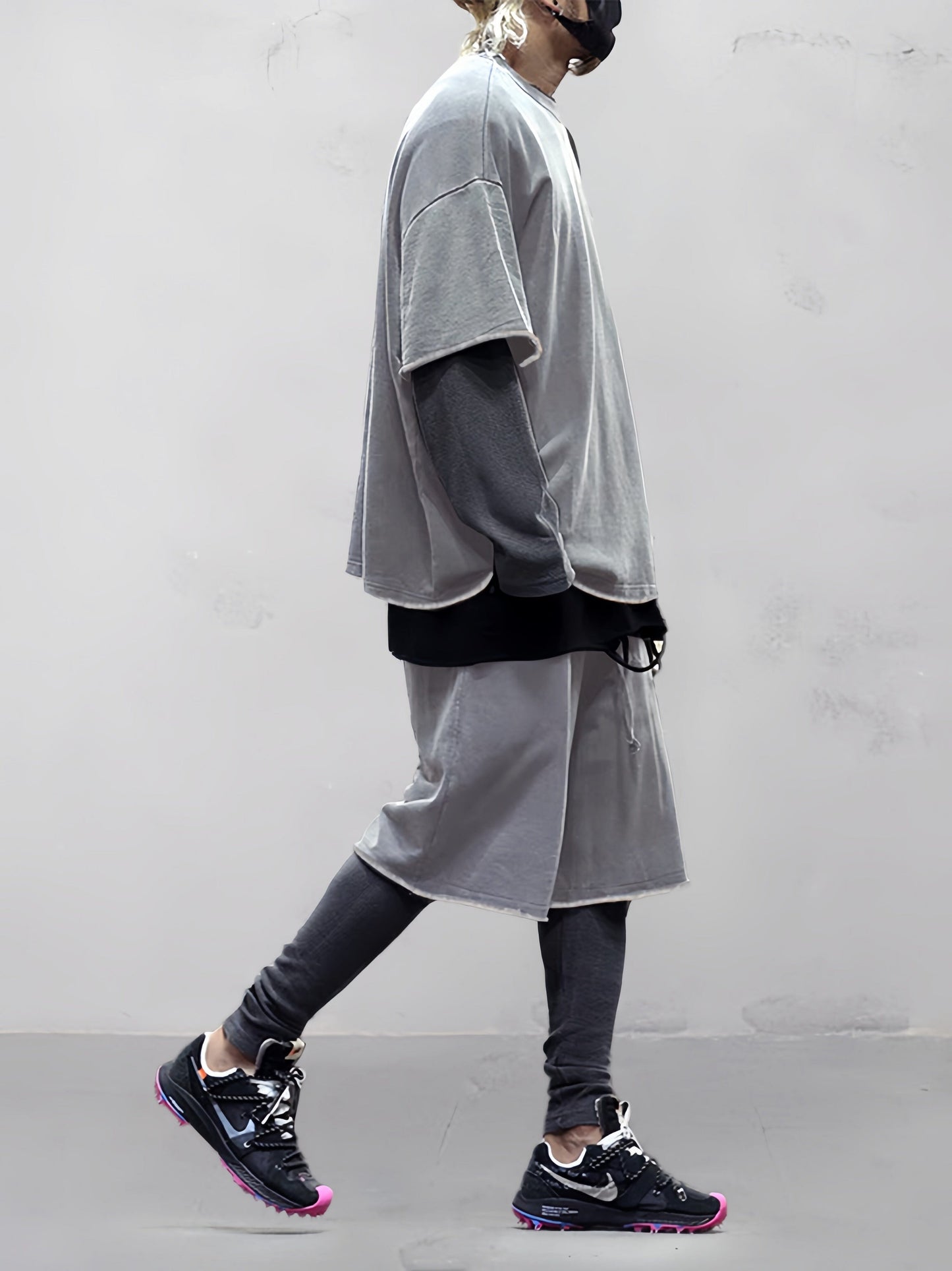 Men's Casual Sports Jersey Set Loose Fit