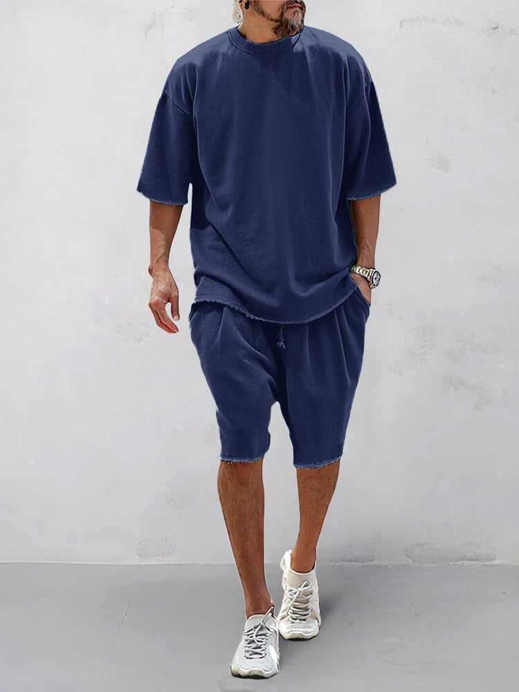 Comfortable Cotton Sports Wear Set for Men