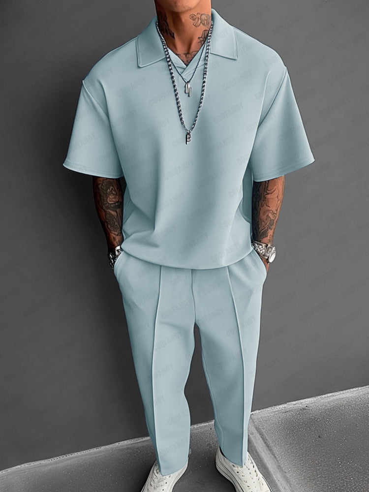 Comfortable Men's 2 Piece Summer Suit - OutfitLondon