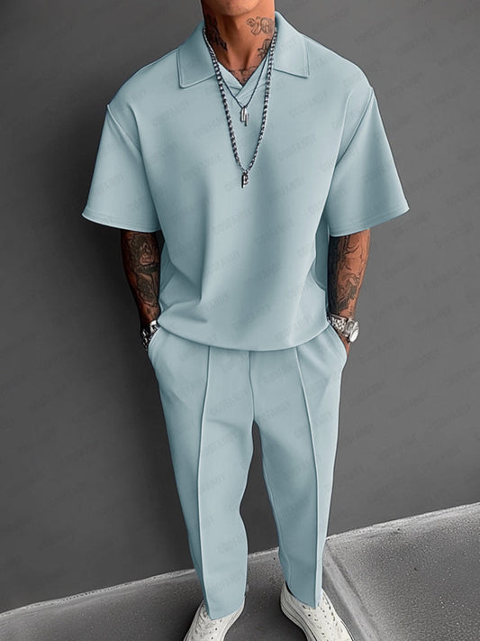 Comfortable Men's 2 Piece Summer Suit - OutfitLondon