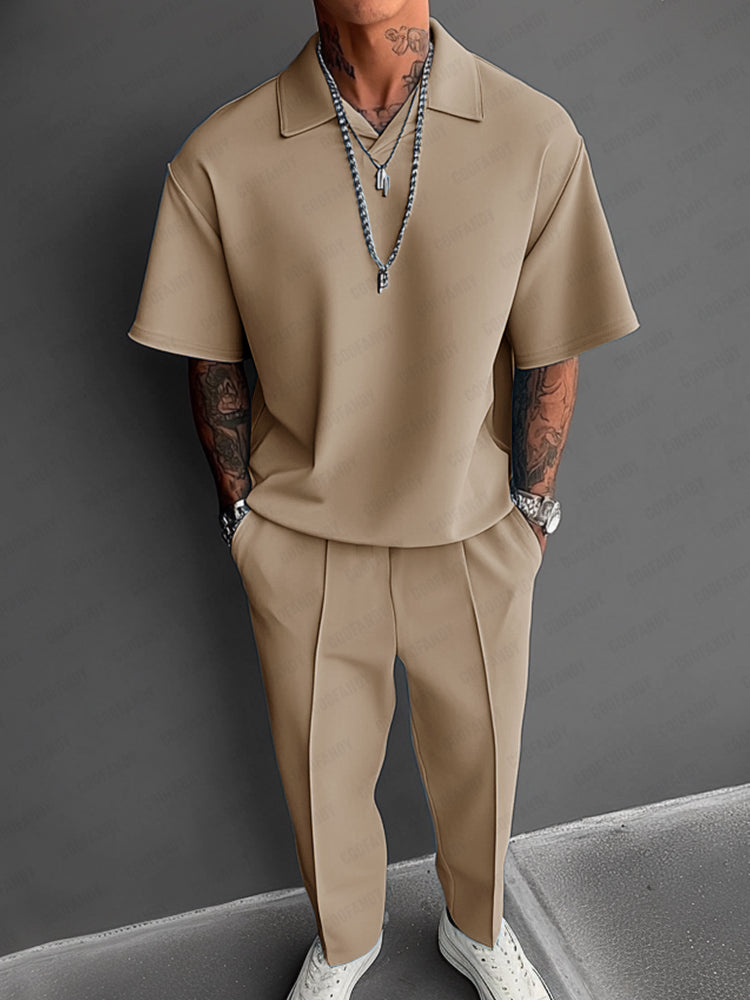 Comfortable Men's 2 Piece Summer Suit