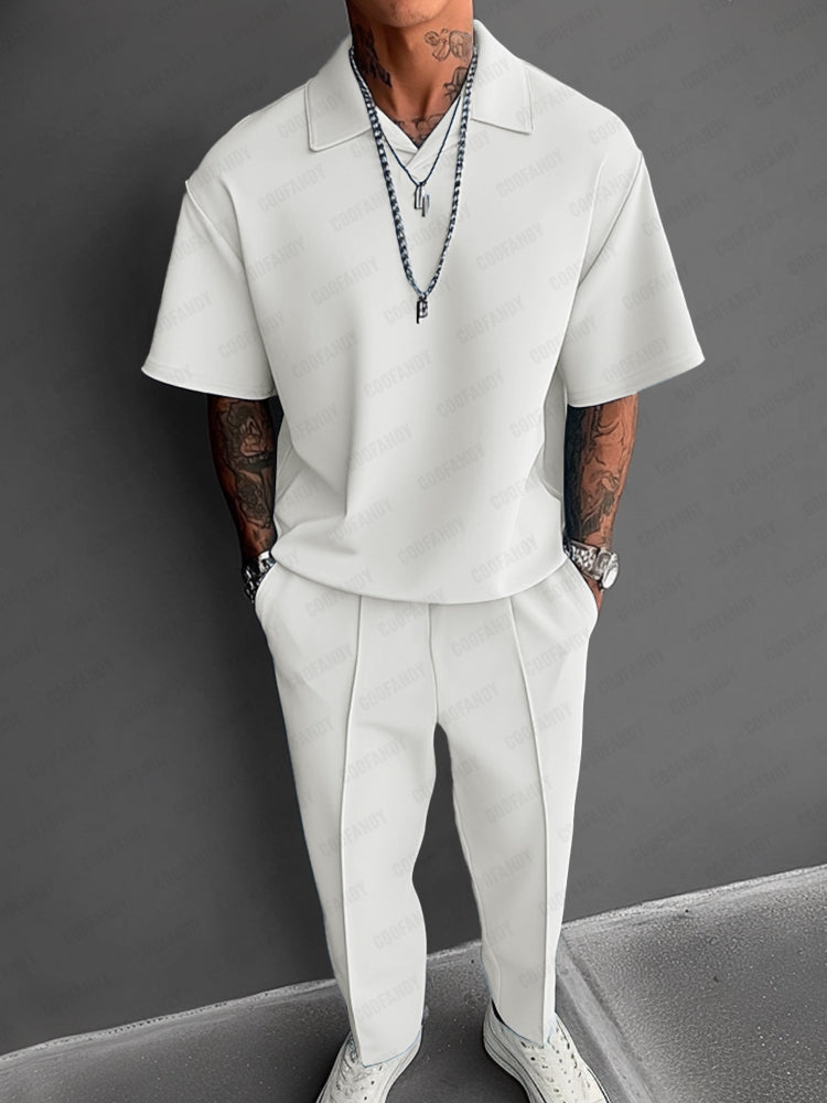 Comfortable Men's 2 Piece Summer Suit