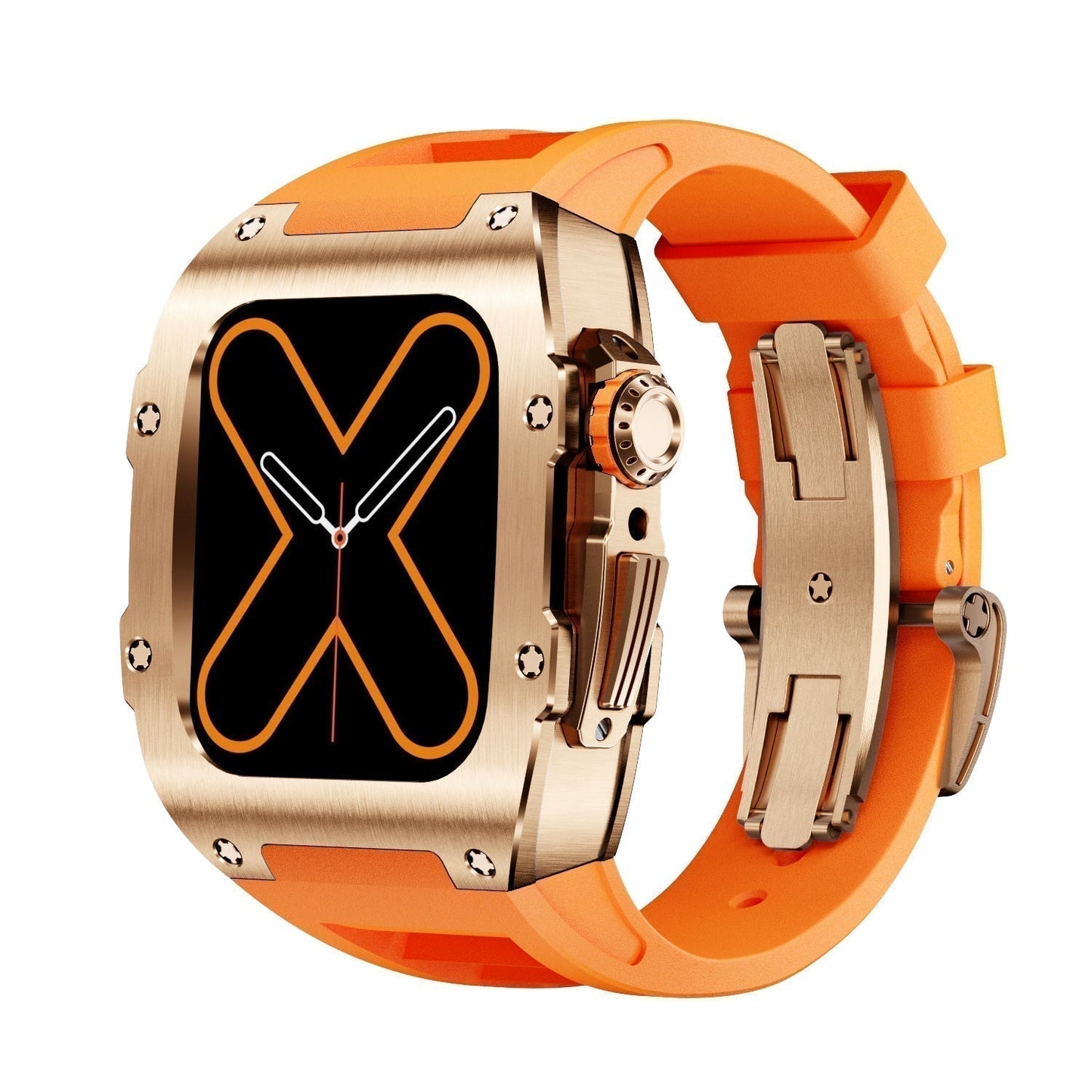 Premium Metallic Apple Watch Case Accessory
