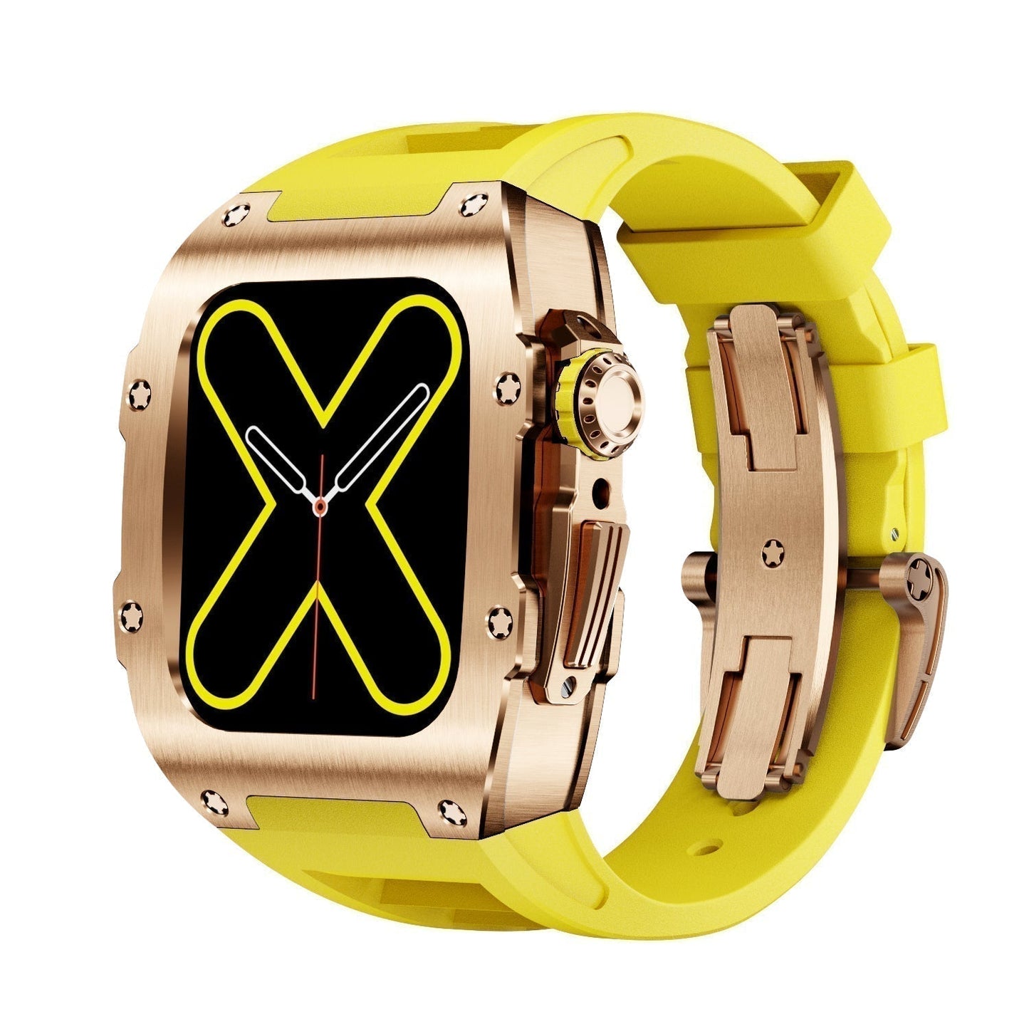 Premium Metallic Apple Watch Case Accessory