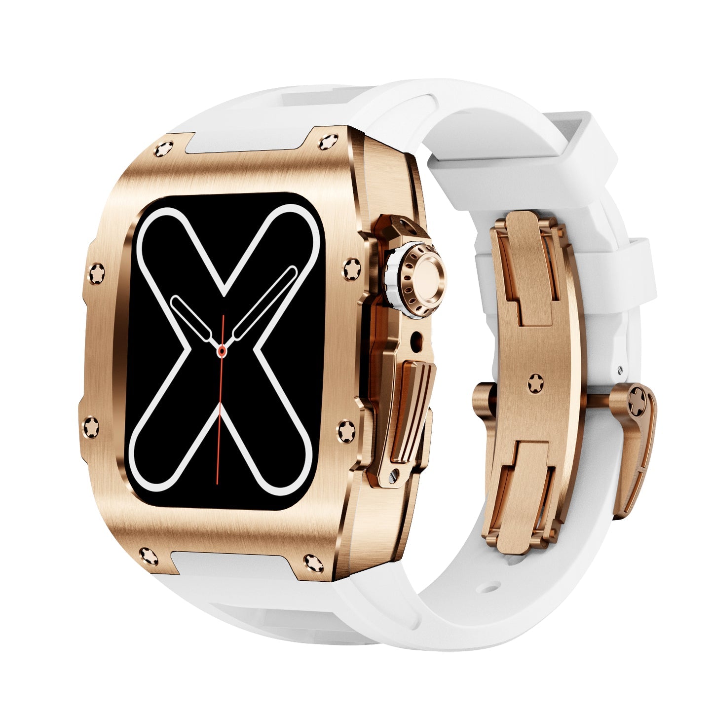 Premium Metallic Apple Watch Case Accessory