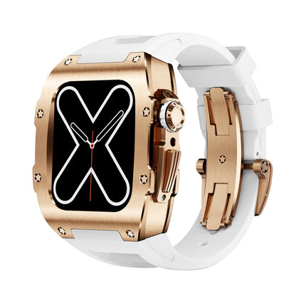 Premium Metallic Apple Watch Case Accessory