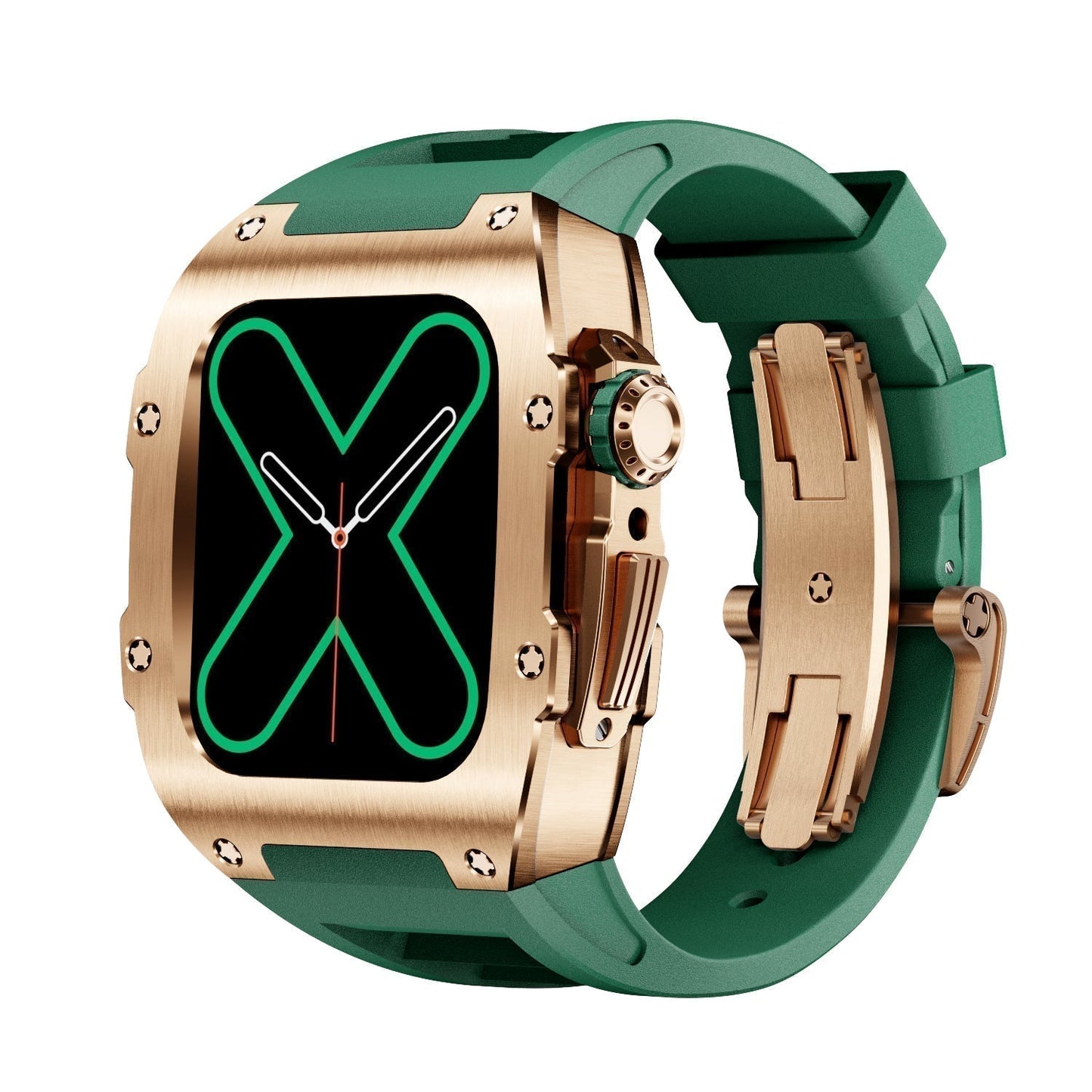 Premium Metallic Apple Watch Case Accessory