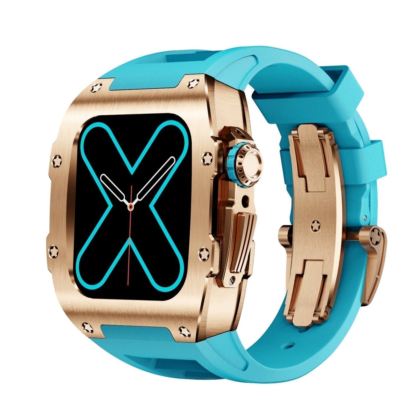 Premium Metallic Apple Watch Case Accessory