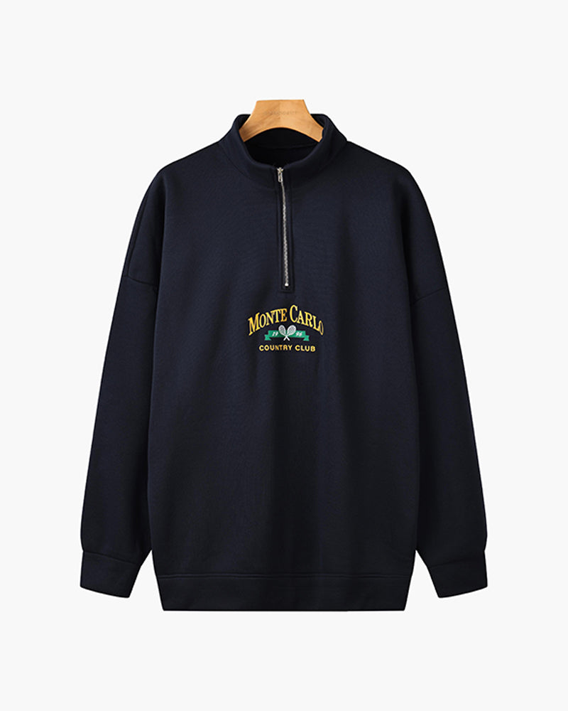 Comfortable Retro Crew Neck Sweatshirt - OutfitLondon
