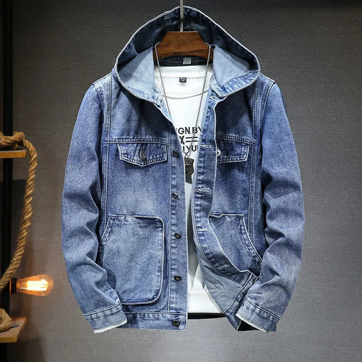 Classic Fitted Men's Denim Jacket - OutfitLondon