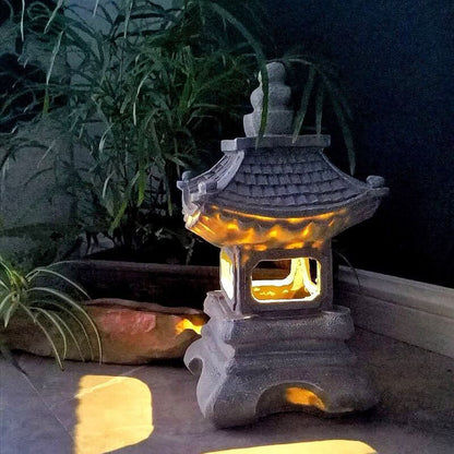 Serene Solar Powered Garden Lantern Light