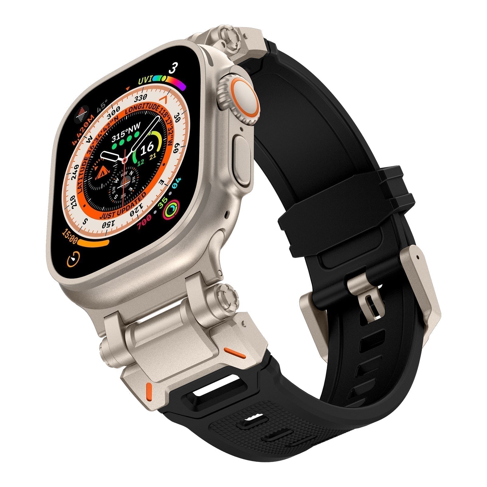 Strong Silicone Apple Watch Strap Band - OutfitLondon