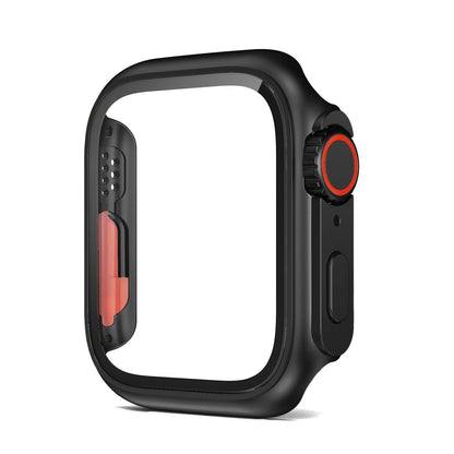 Durable Phone Cover with Tempered Glass Screen Protector