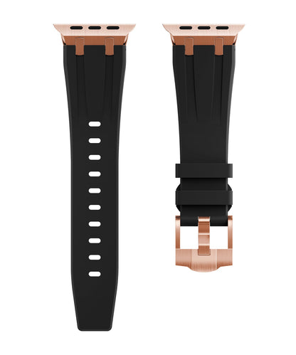 Strong Waterproof Apple Watch Band With Silver Buckle
