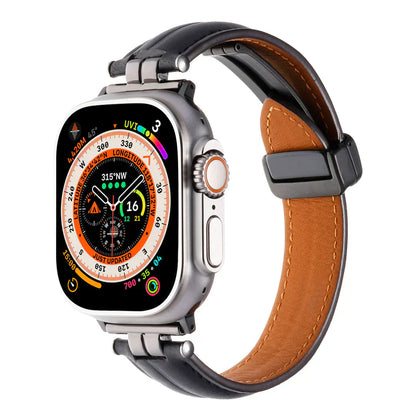 Durable Genuine Leather Strap for Apple Watch