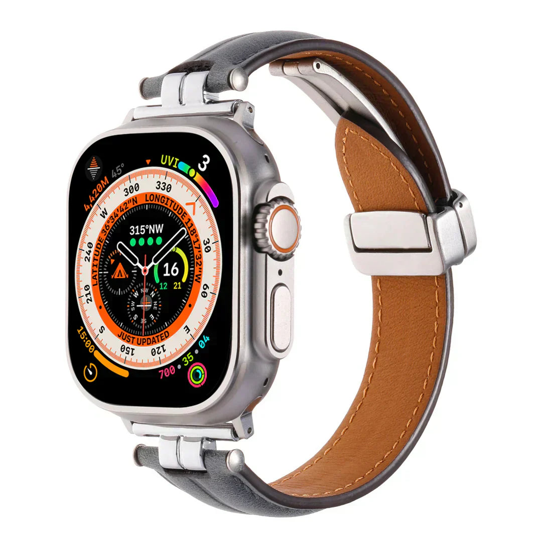 Durable Genuine Leather Strap for Apple Watch