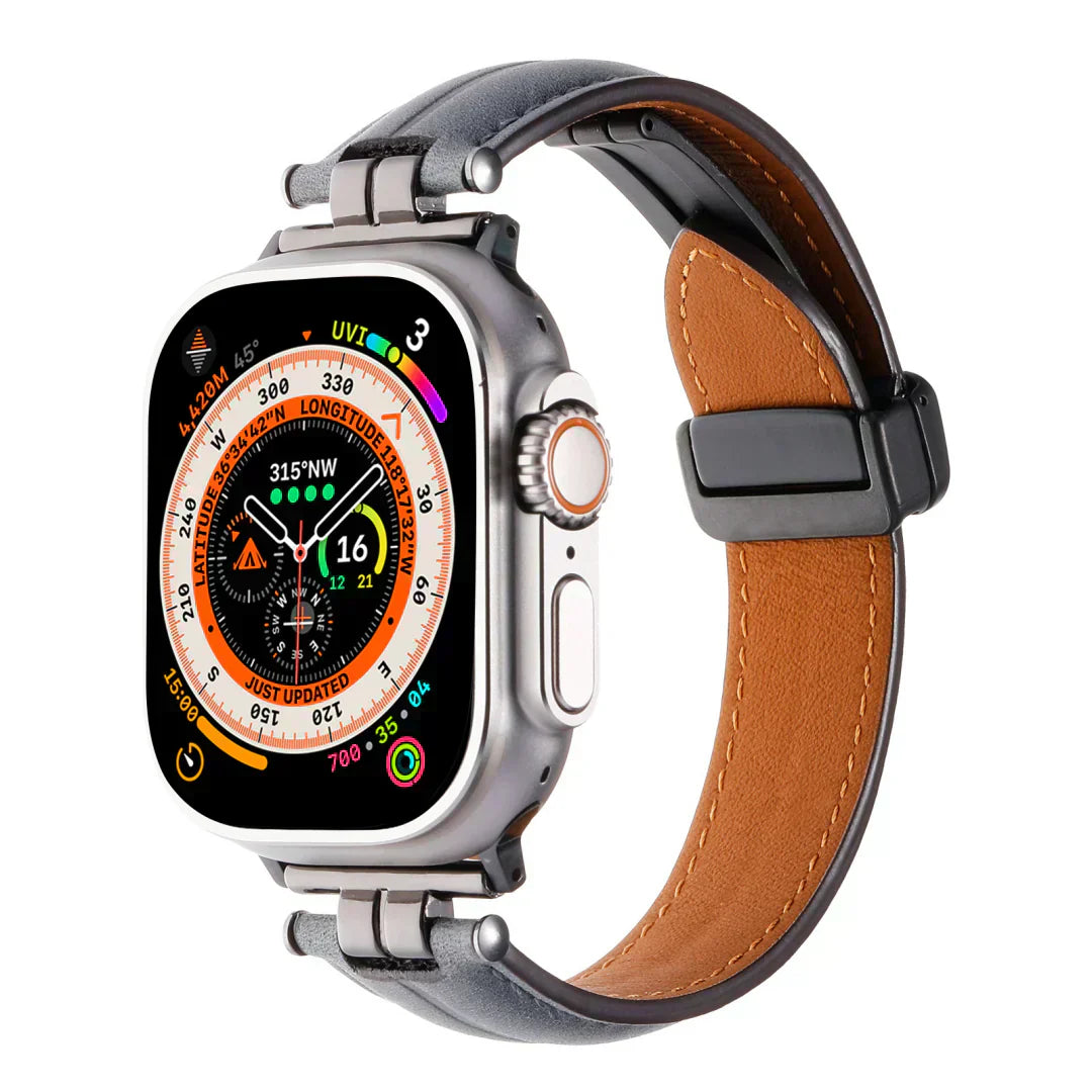 Durable Genuine Leather Strap for Apple Watch