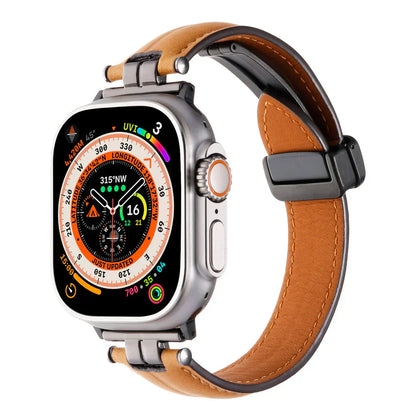 Durable Genuine Leather Strap for Apple Watch