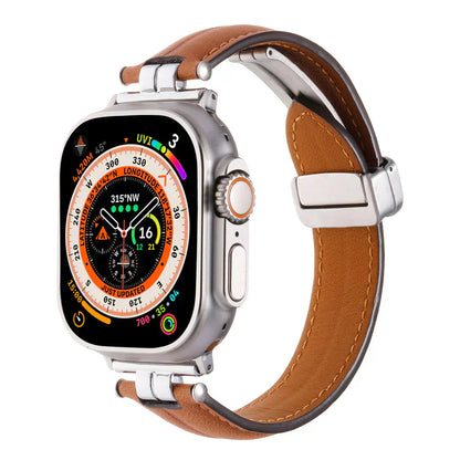 Durable Genuine Leather Strap for Apple Watch