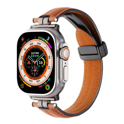 Durable Genuine Leather Strap for Apple Watch