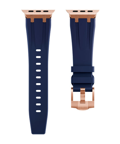 Strong Waterproof Apple Watch Band With Silver Buckle