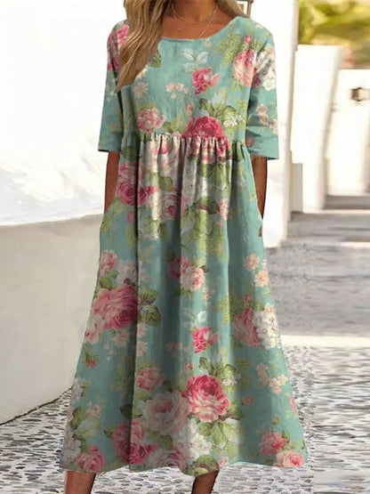 Casual Knee Length Dress | Easy Daily Wear Style