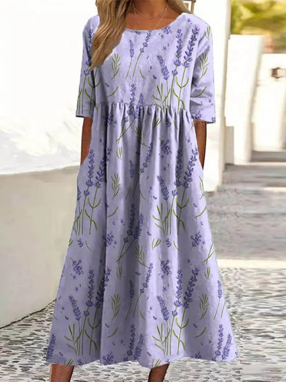 Casual Knee Length Dress | Easy Daily Wear Style