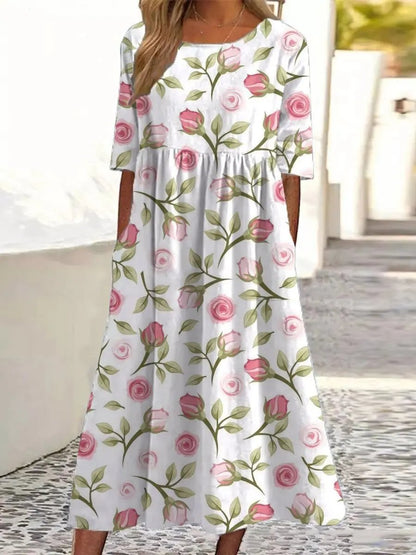 Casual Knee Length Dress | Easy Daily Wear Style