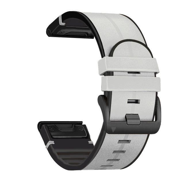 Flexible Rubber Strap For Fenix 8 7 6 5 Watches