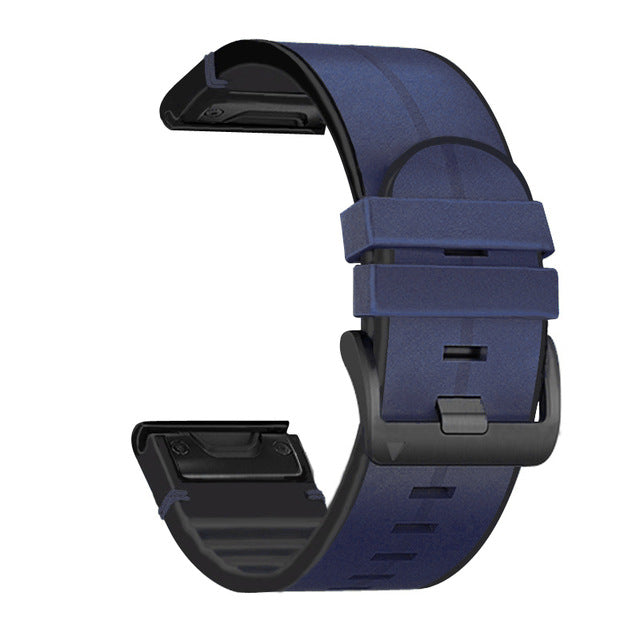 Flexible Rubber Strap For Fenix 8 7 6 5 Watches