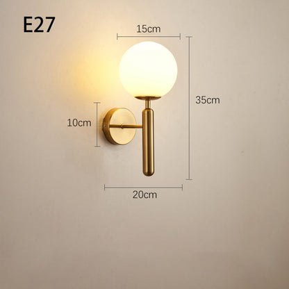 Slim LED Bedroom Wall Lamp Energy Saving Light