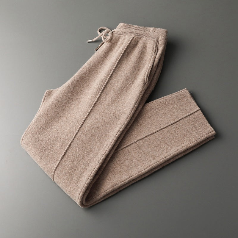 Comfortable Loose Fit Drawstring Pants - OutfitLondon