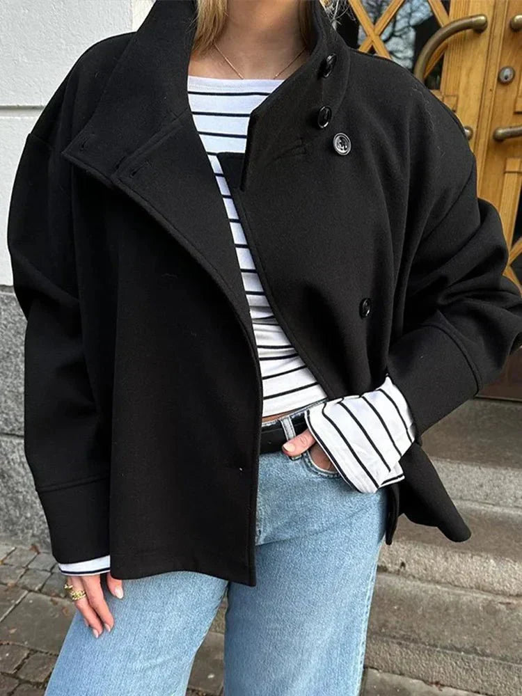 Thick Insulated Ladies Winter Parka Jacket with Big Hood