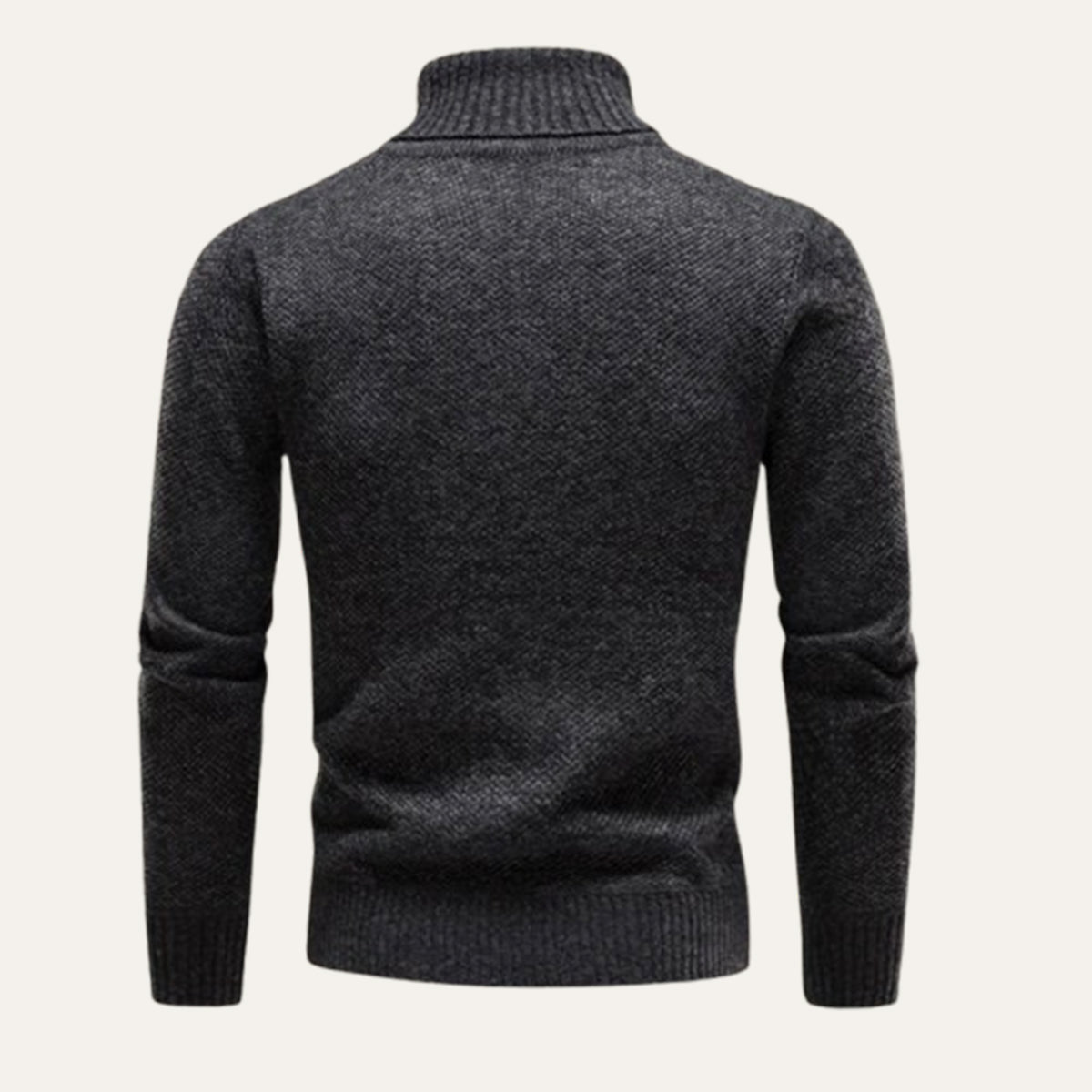 Warm Merino Wool Turtleneck Sweater for Men