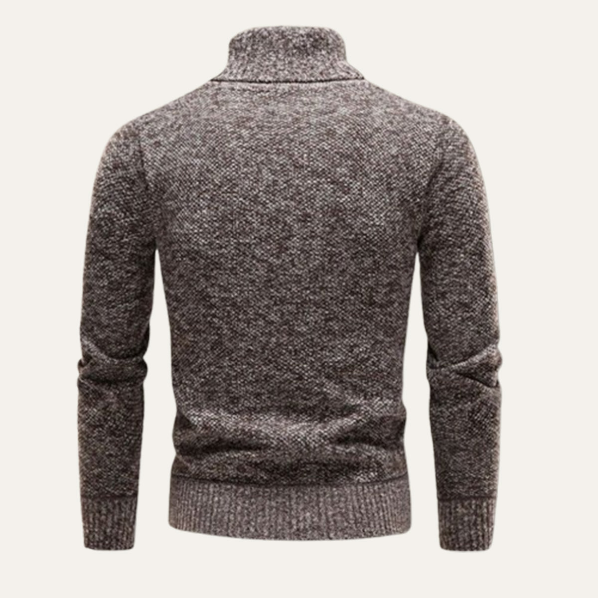 Warm Merino Wool Turtleneck Sweater for Men
