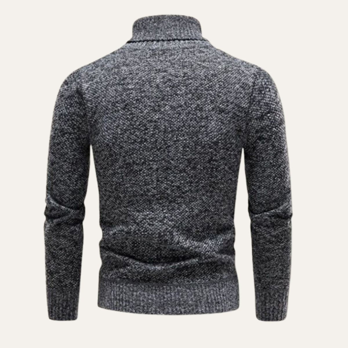 Warm Merino Wool Turtleneck Sweater for Men