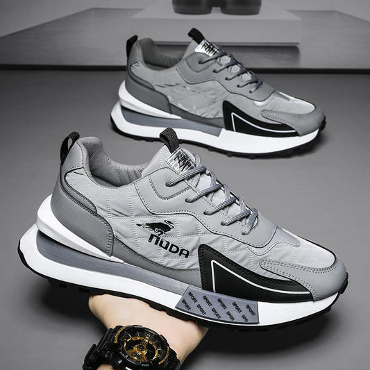 Lionel | Men's Heavy Duty Tie Up Sneakers - OutfitLondon