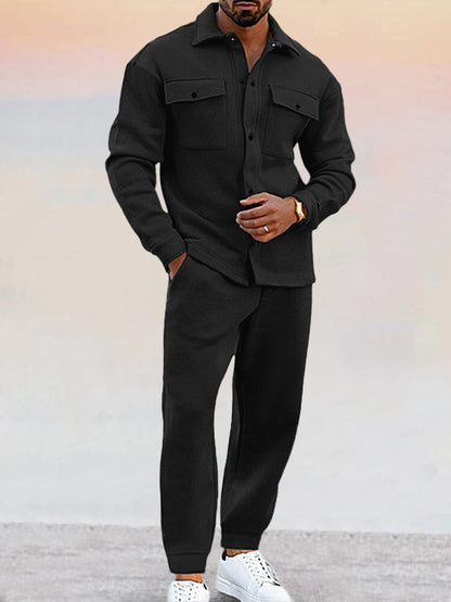 Slim Fit Men's Suit Jacket and Trousers