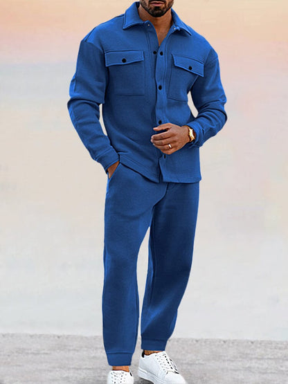 Slim Fit Men's Suit Jacket and Trousers