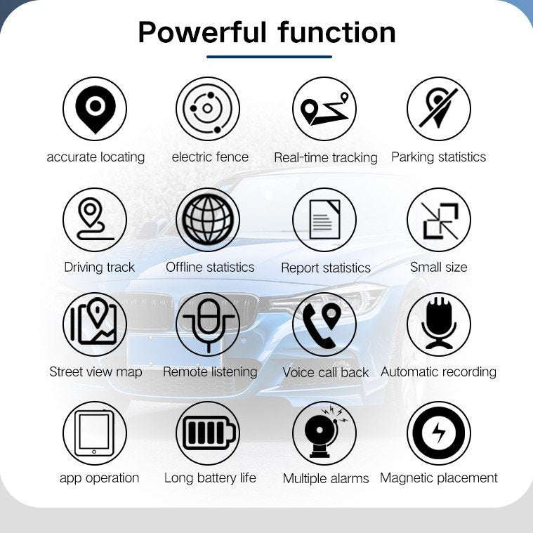 Compact Car GPS Tracker with Strong Magnet