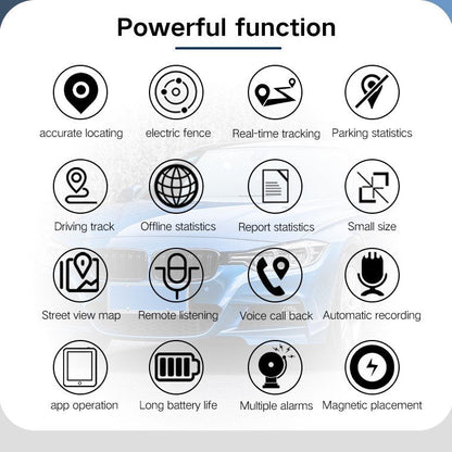 Compact Car GPS Tracker with Strong Magnet