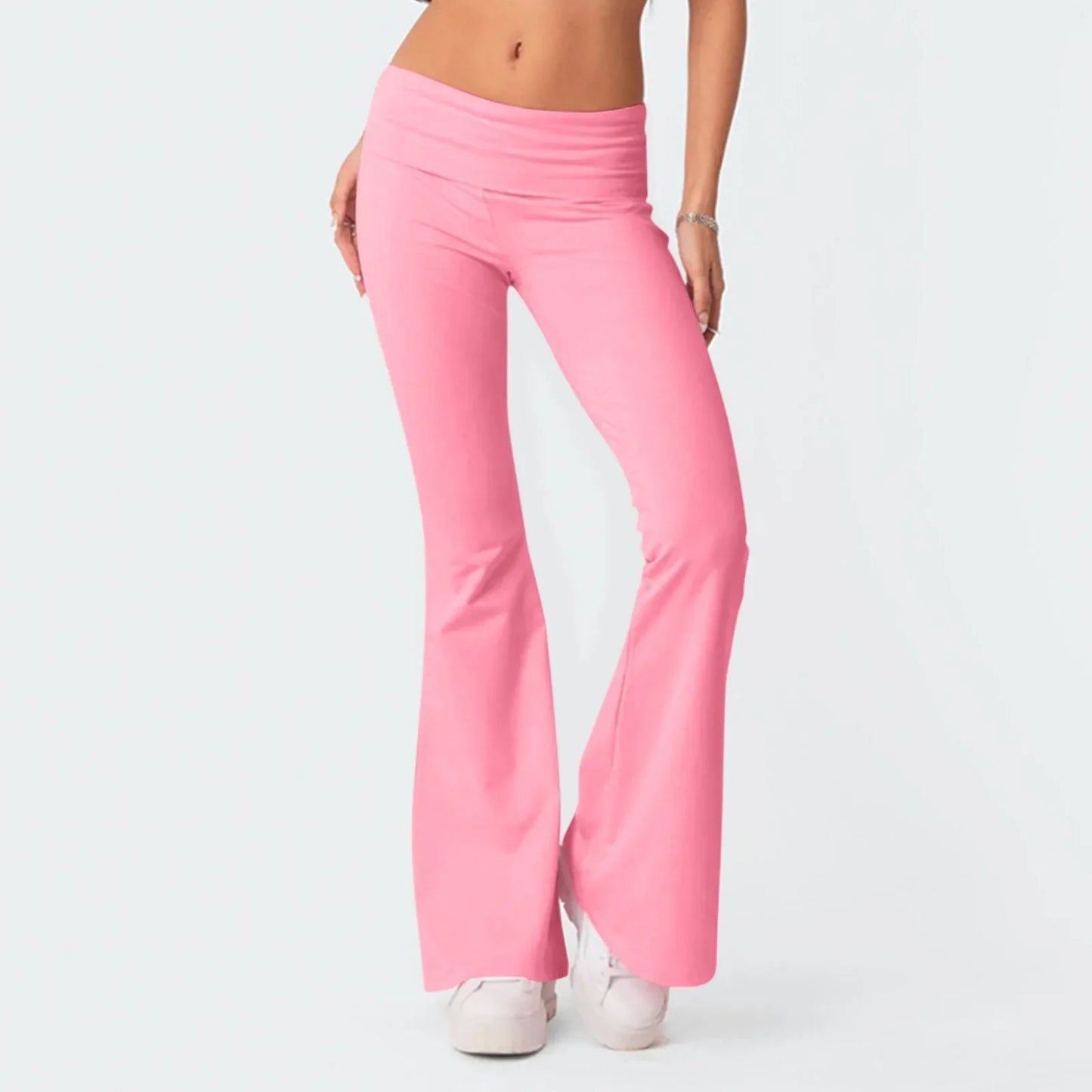 Relaxed Fit Wide Leg Yoga Pants