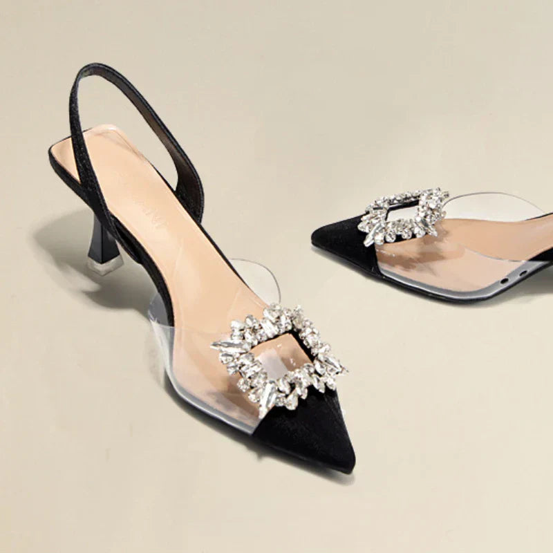 Glamorous High Heel Pointed Shoes - OutfitLondon