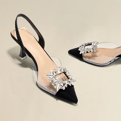 Glamorous High Heel Pointed Shoes - OutfitLondon