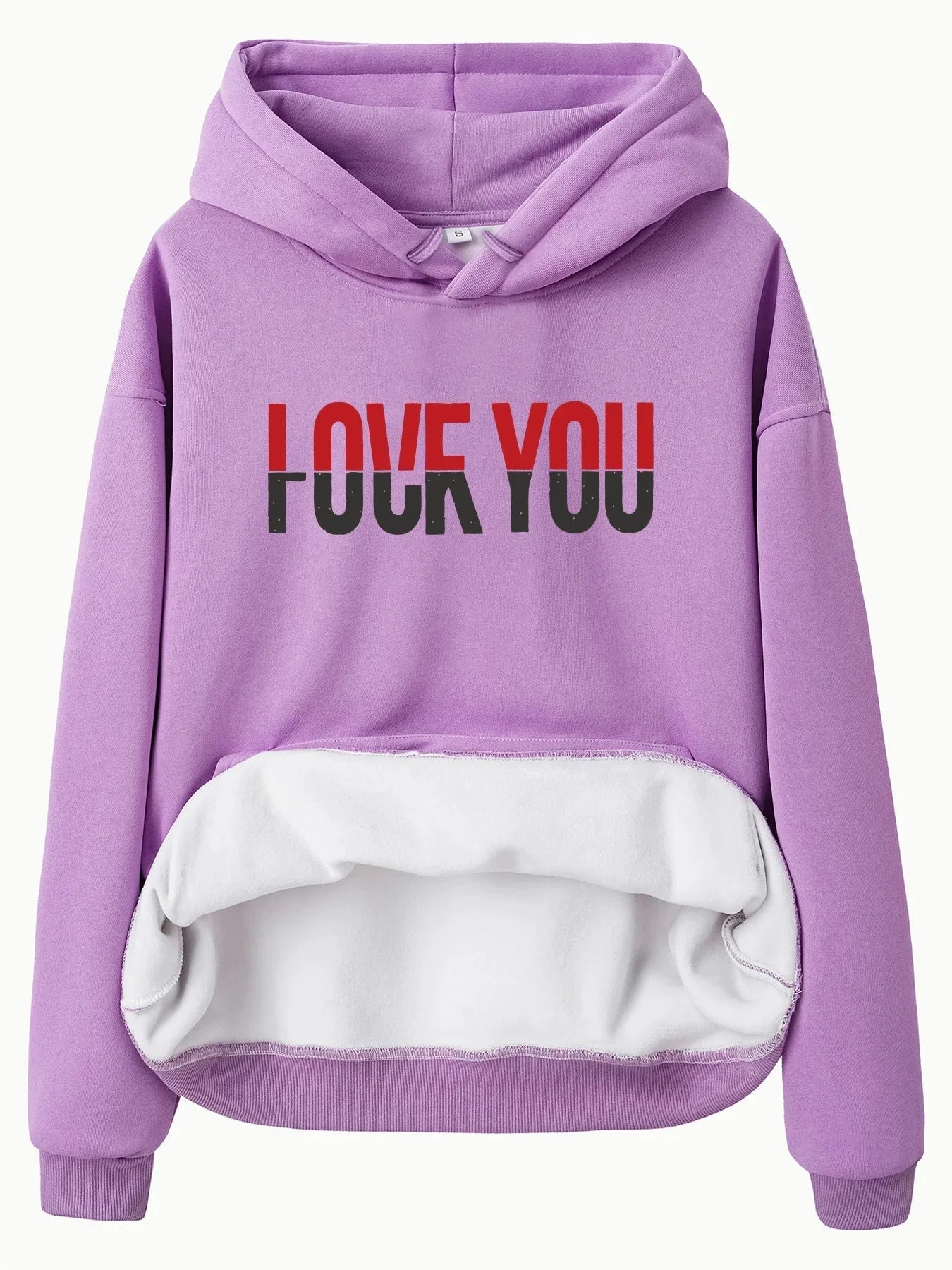 Big Graphic Print Hooded Sweatshirt for Men