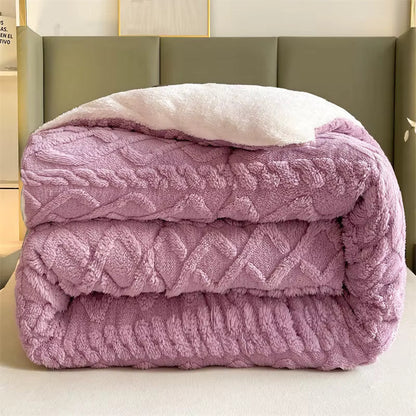 Plush Cashmere Soft Heavy Blanket for Winter